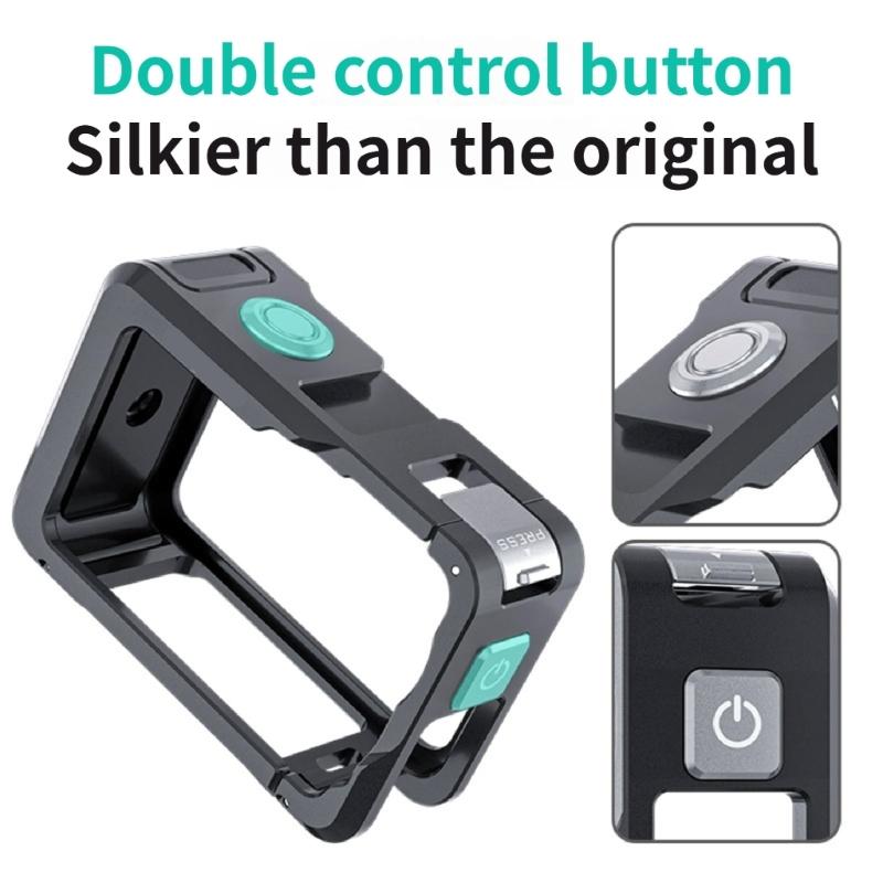 Camera Case Metal Rabbit Cage for Action6 Camera Mount Border Protective Expansion Frame Access