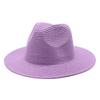 Unisex Summer Panama Sun Hat - Fashionable Straw Braid Fedora for Outdoor and Beach Wear.