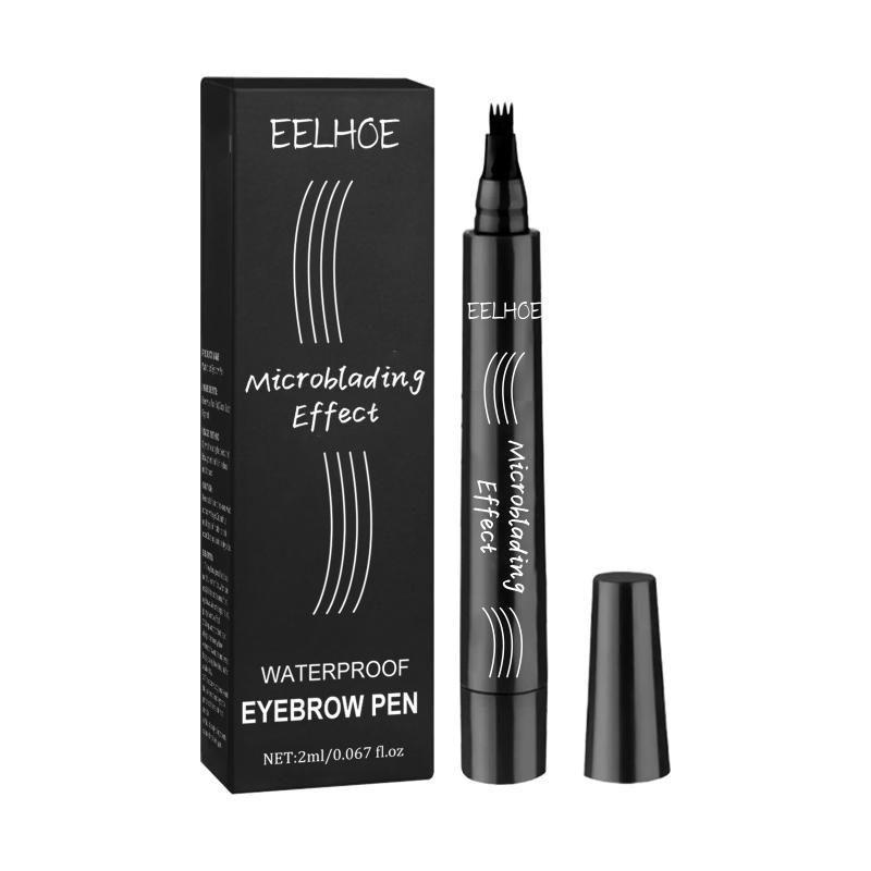 

Eelhoe Four Pronged Eyebrow Pencil Enhances Eyebrow Shape Water Resistant Sweat Proof Gives A Natural And Full Look 1