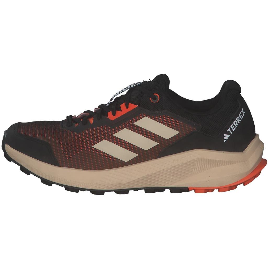 Adidas Terrex Trail Rider Running Impact Black Size cm Shoes, LWA67/LTE66, Men's, Orange/Sand Stratos/Core (HR1156), 25.0