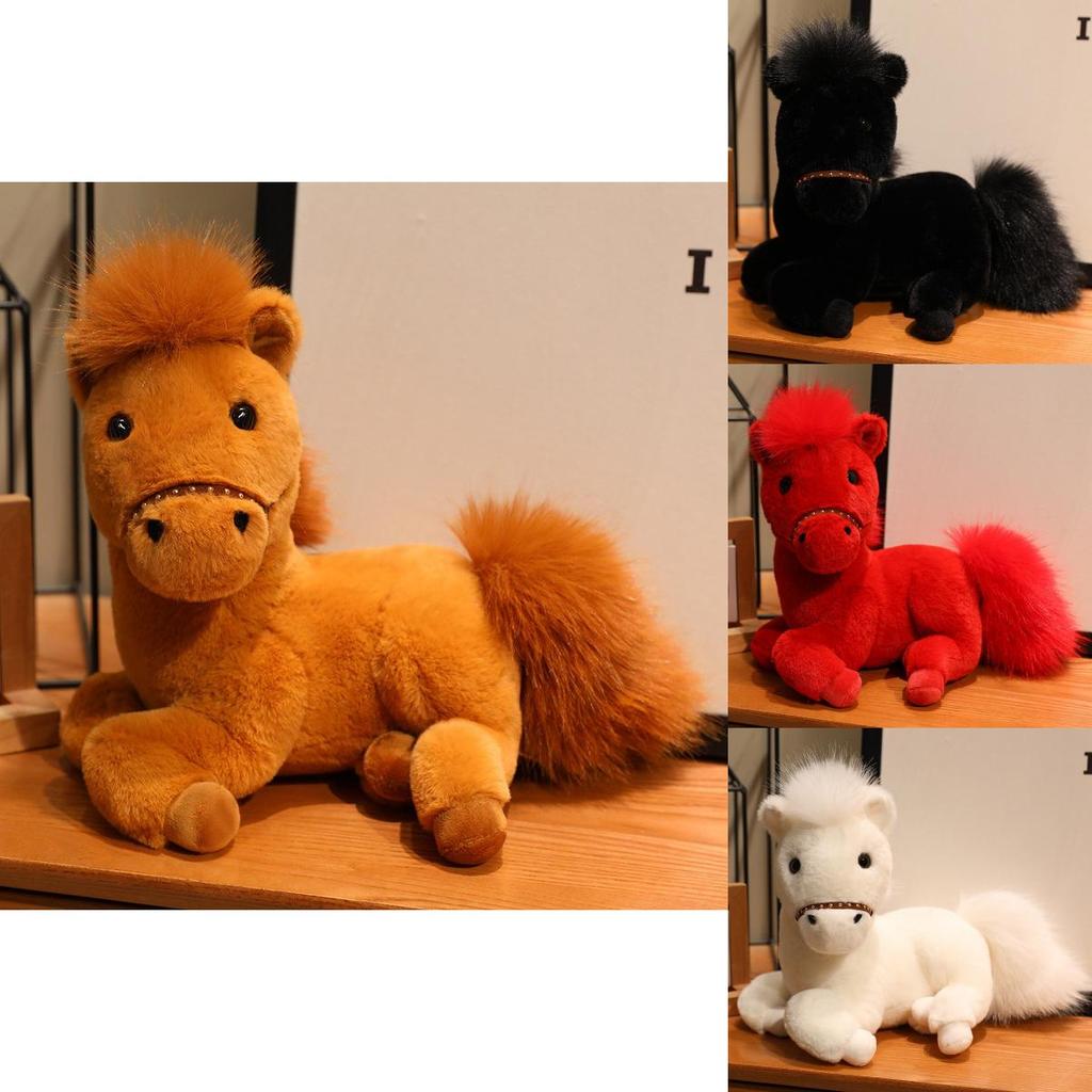 Peluche Anno del Cavallo con Imbottitura in Cotone 3D per le Celebrazioni del Capodanno Lunare