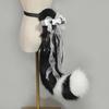 Handmade Fox Ear Headband Cat Paw Gloves Tail Set Kawaii Cosplay Anime Convention Costume Accessories