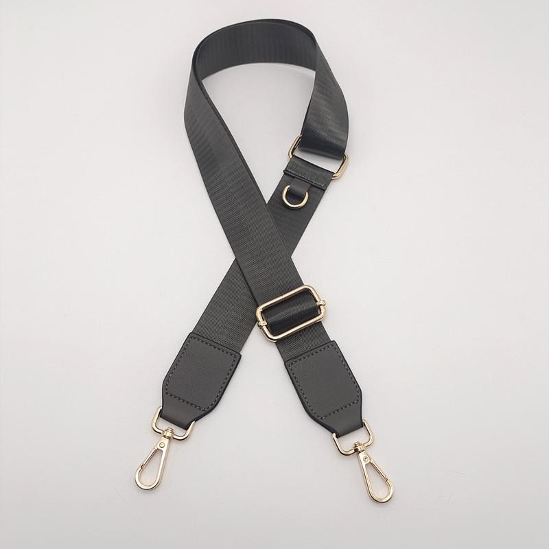 New Solid Color Nylon Bag Accessories D-type Buckle Hanging Small Bag Style Crossbody Strap Adjustable Backpack Shoulder Strap