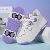 Wheel Runaway Shoes Boys Girls Student Pulley Shrink Skates Adult Children