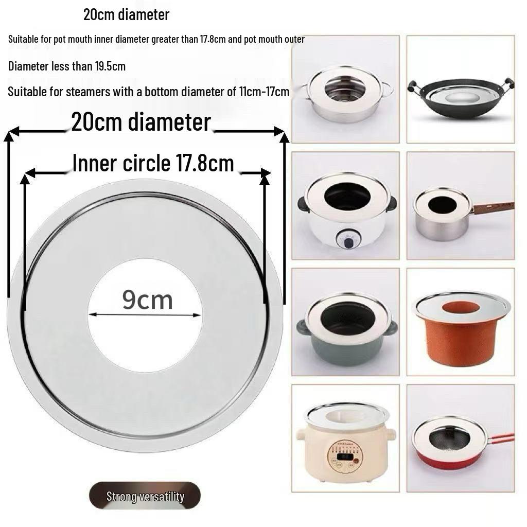 Bamboo Steamer Thickened Steaming Sheet for Wok, Milk Pot, Casserole, and Soup Pot