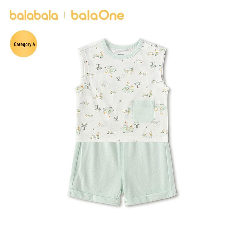 Balabala Baby Sleeveless Thin Pajama Set 100