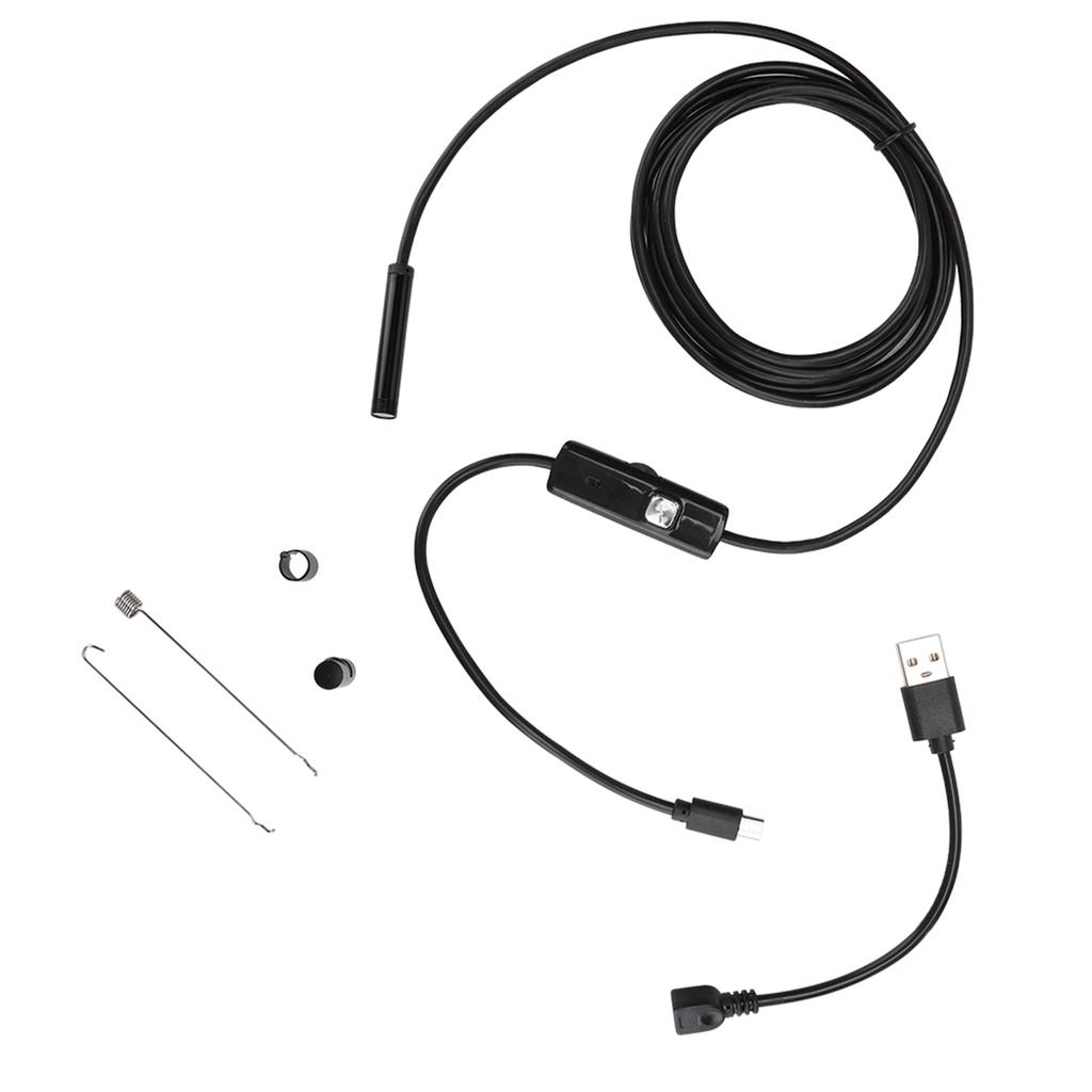 Wodoodporny endoskop HD IP67 7 mm 2 w 1 do telefonu komórkowego na Androida Windows z 2-metrowym kablem USB