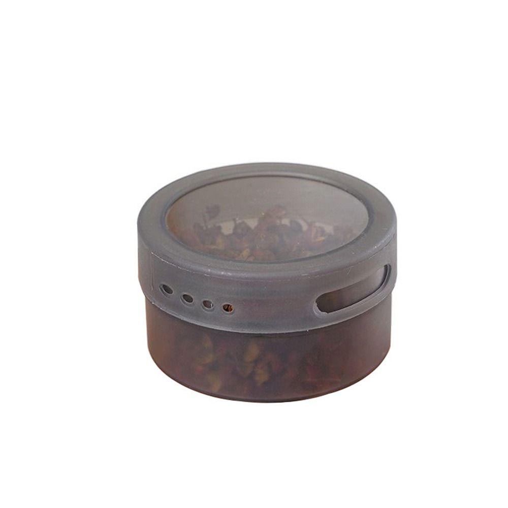 

Wall-mounted Magnetic Seasoning Box Plastic Spice Jars Spice Storage Container Restaurant чёрный