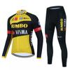 Maglia da Ciclismo Uomo Donna Manica Lunga Traspirante Abbigliamento Performance Ciclismo su Strada Mountain Bike