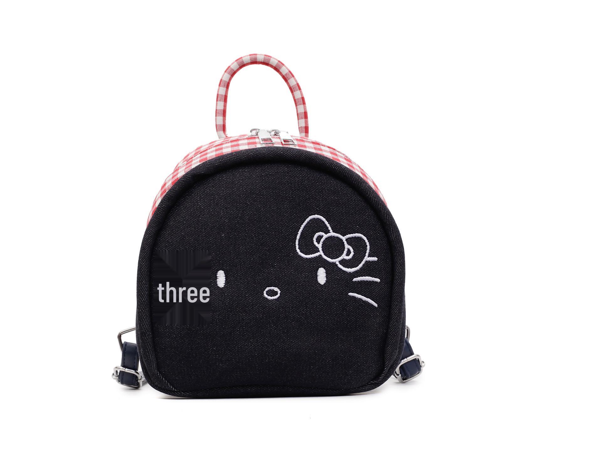 

2025 Новая Мода Высококачественный Мультяшный Рюкзак для Женщин и Девушек - Милый Рюкзак для Колледжа 18cm x 10cm x 20cm темно-синий