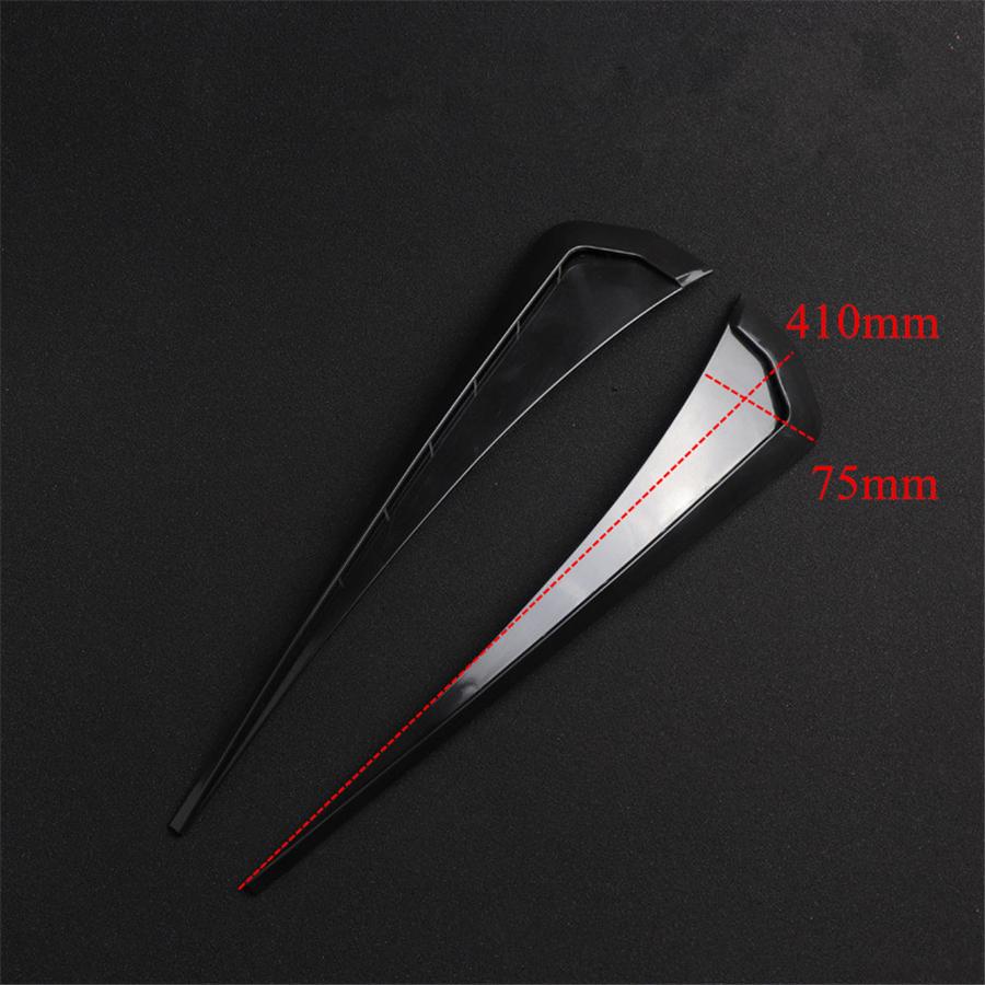 Nové pro 2016-2020 Honda Civic 10. generace Přední blatníky Větrací otvory Lesklá černá Styl Type-R