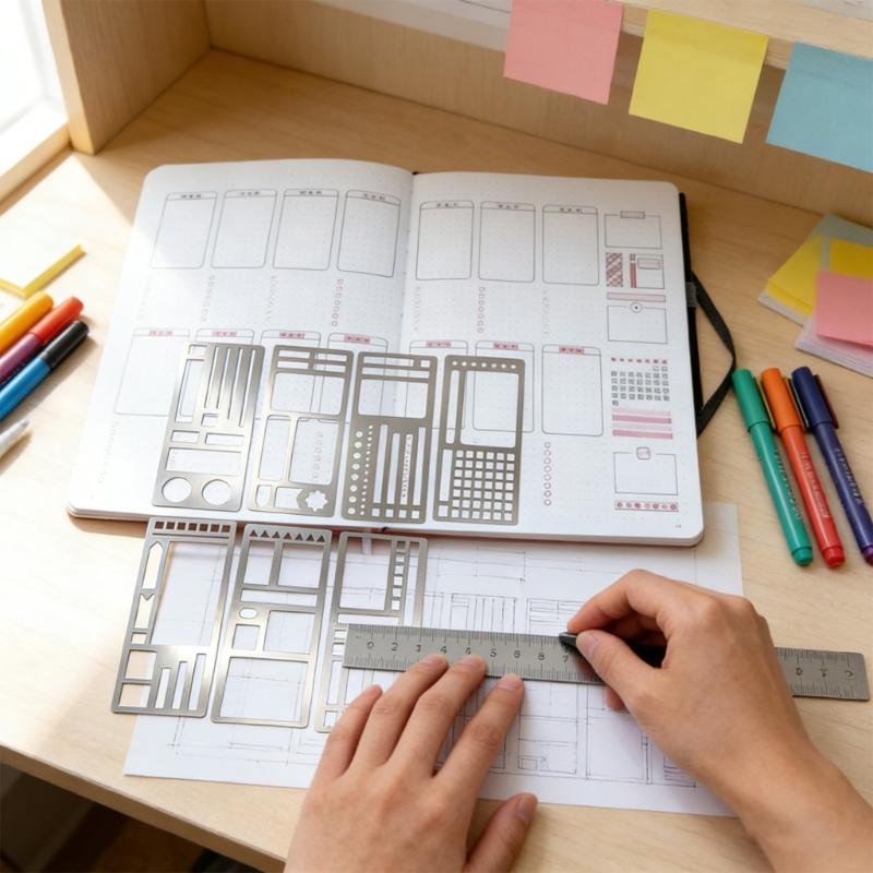 Pack Of 9 Paper Planner Templates Cover Smooth Writing Surfaces For All Pen Types