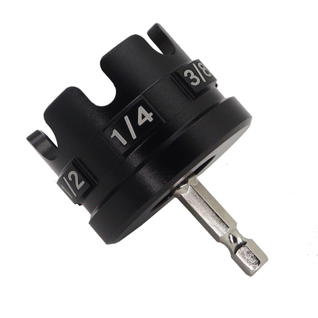 Aluminum Alloy Nut Zipper Drill Attachment Easy Fast Removal Tool Set Nut Remover Bolts Extractor Drill Bit Socket Bit Socket Wrenches Tool Set