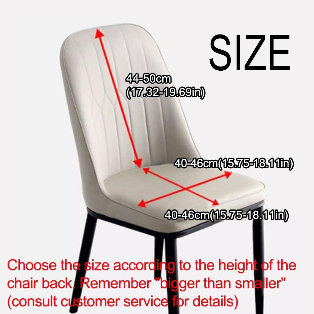 Leaf Pattern Curved Chair Cover Stretchable Elastic Band Restaurant Stool Cover Soft Dust-proof Chair Seat Slipcovers Home Decor