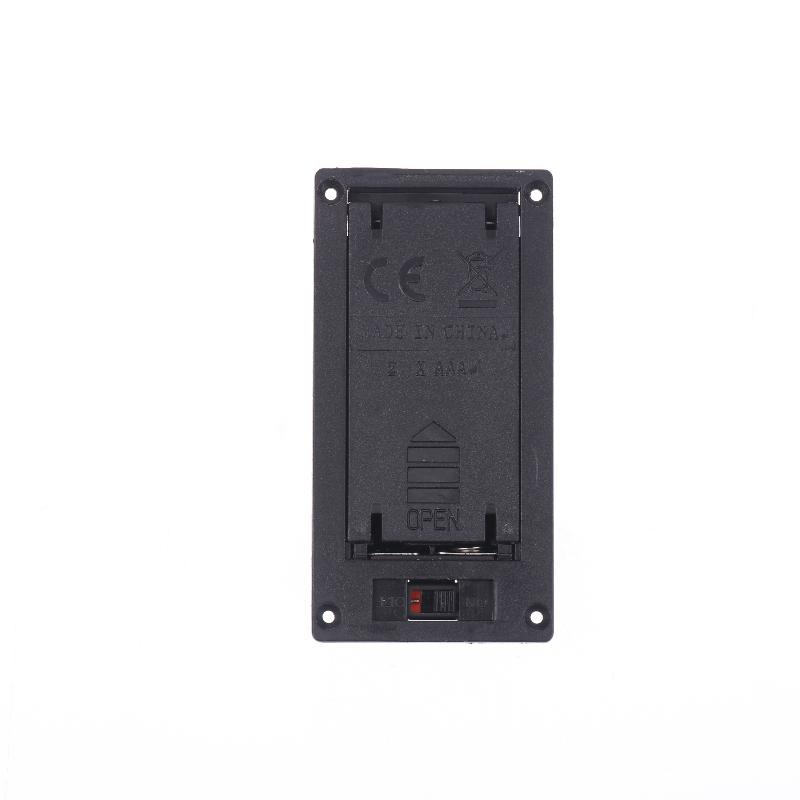 (YY)1Pc/3Pcs 2026 New Batteries Shell Plastic 2x3x AAA Rectangular Embedded Battery Holder Storage Box Case With Switch Cover
