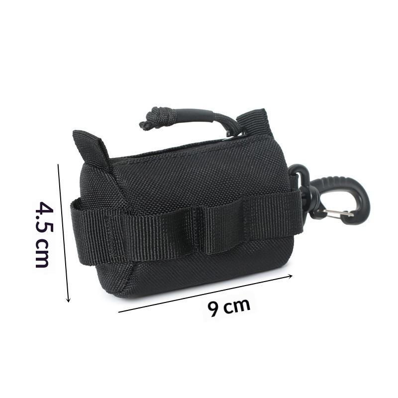 Outdoor Buckle Bag Edc Pouch Zipper Key Card Holder Small Tools Bag Portable Wallet Pouch Outdoor Hunting Waist Bags