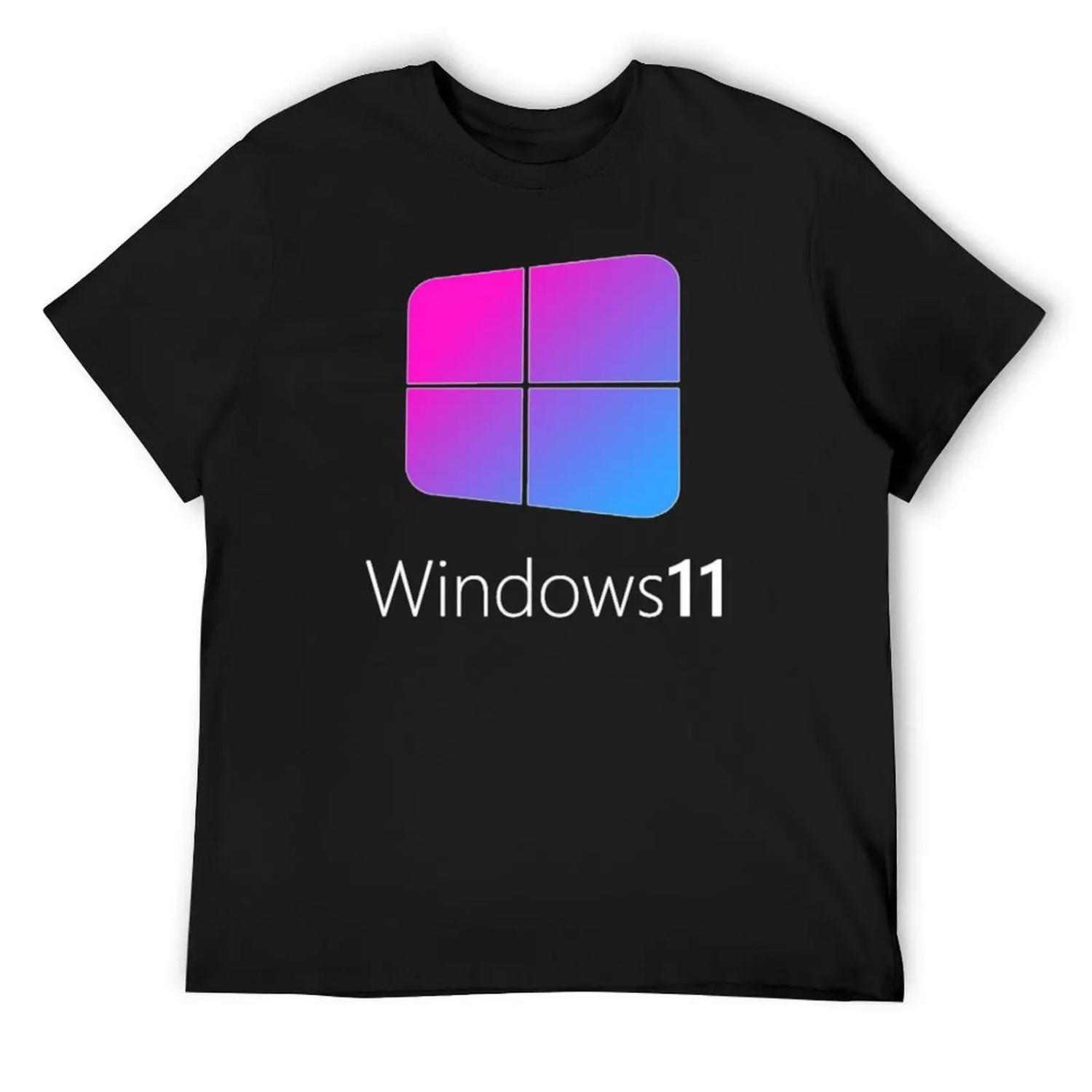 Подарок Windows 11 для фанатов, Подарок для мужчин и женщин, Подарок на Хэллоуин, День благодарения, Рождество Футболка XXXXXL разноцветный