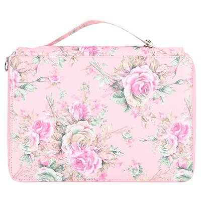 Estuche para Lápices 200 Ranuras Estampado de Rosas 4 Capas Cremallera Soporte para Bolígrafos Bolsillo de Almacenamiento de Papelería