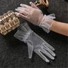 Wedding Gloves Proms Gloves Tulle Short Thin Gloves for Operas Women Lady Theme Proms Costume Accessories
