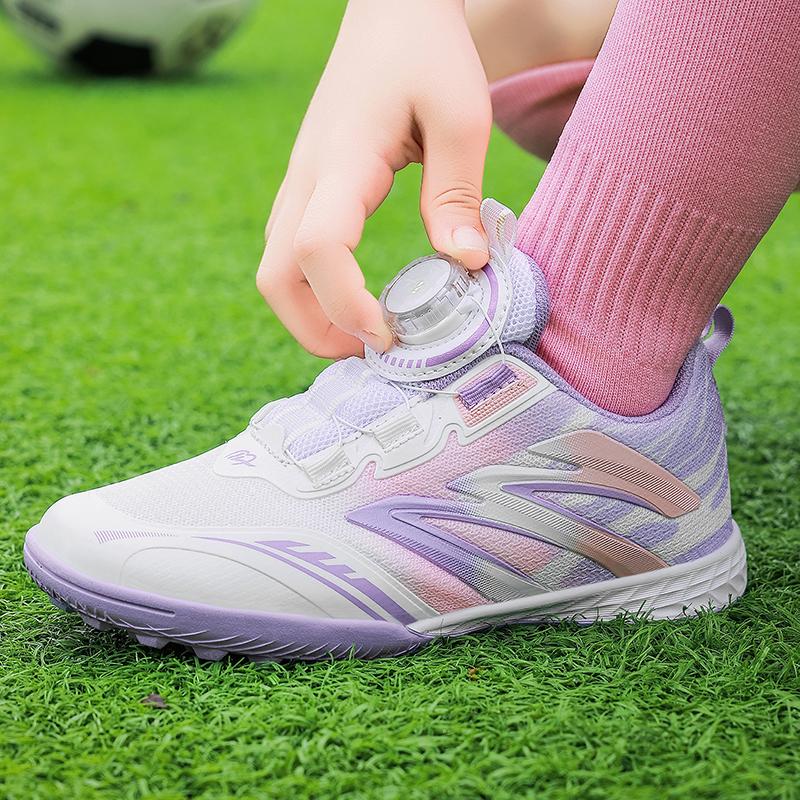 Fußballschuhe Professionelle Spiel-Fußballschuhe Futsal Training Bequem Mädchen TF Hochwertig Rutschfest Outdoor-Schuhe