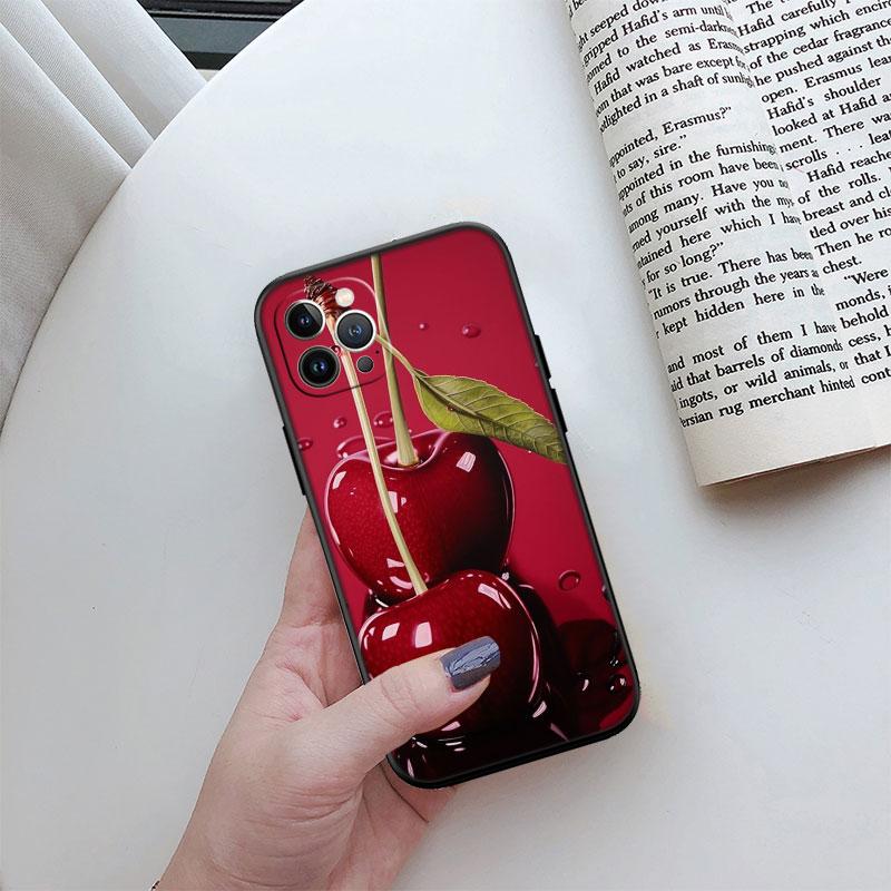 Cherry summer fruit New High-End Cover Phone Case for iPhone SE XS XR 17 16E 12 11 Pro Max Mini Air