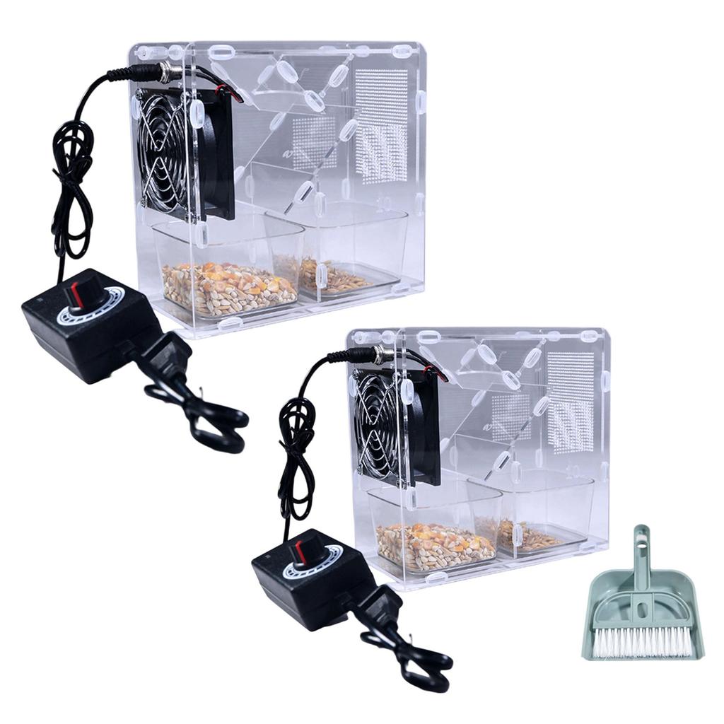 Acryl Vogel Schelpen Splijter Regelbare Snelheidsregelaar voor Papegaai Voedsel Gierst Korrels Meloenzaden Rijst Bonen Splits