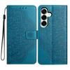 Hülle für Galaxy A37 5G - Leder/PU, Blau, Mit Kartenhalter