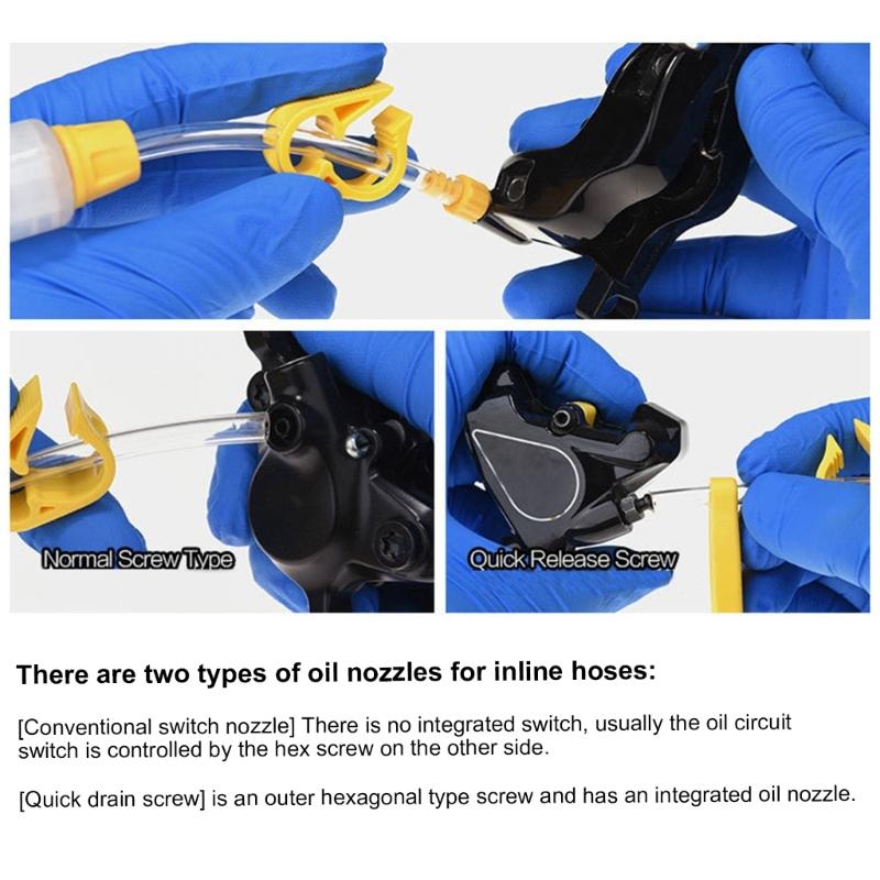 Bicycles Brake Bleeding Mineral Brake Fluid Kits, Hyaraulic Disc Brake Repair Tool Hydraulic Disc Brake Bleed Kits