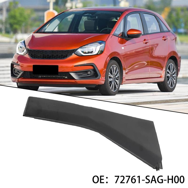 Car Rear Door Outer Pillar For Honda For JAZZ For GD1 2003-2008 72761-SAG-H00 Trim Decoration Outer Garnish Cover Black ABS