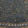 Used Stall, indigo-dyed, Sogayuzen mixed, hand-painted batik, wax-resist dyed stall