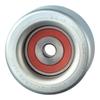 Qicarkey Drive Belt Idler Silver Red Metal Car Replacement Fits Toyota and Tacoma Pulley, Accessory, 16604-31010, 4Runner, Camry,