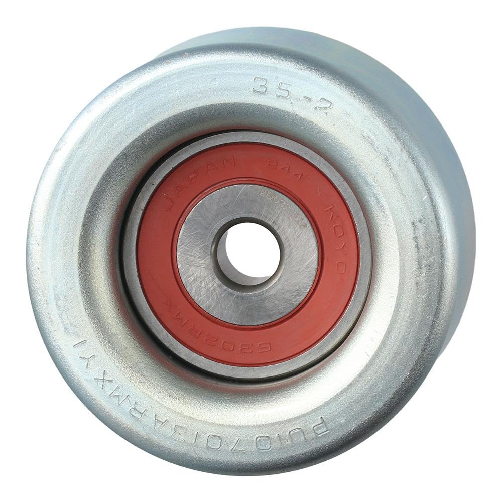 Qicarkey Drive Belt Idler Silver Red Metal Car Replacement Fits Toyota and Tacoma Pulley, Accessory, 16604-31010, 4Runner, Camry,