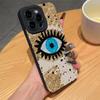 Blue eyes Apple 14/13/12/11 anti-drop phone case iPhoneXR/Xsmax personality 15/16 soft case