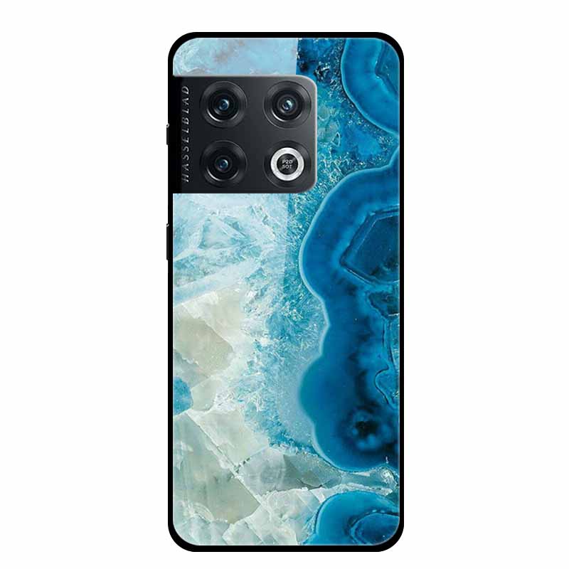 For OnePlus 10 Pro Case Marble Tempered Glass Back Cover Hard Case For OnePlus 10 Pro Shockproof Fundas NE2210 Protective Coque