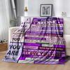 1pc Mom's Love Blanket Soft Cozy Lightweight for Travel Camping Picnics Sofa Office Bed Living Room Perfect Gift for Friends and Family