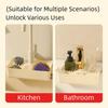 Splash Proof Faucet Drain Storage Rack Hollow Draining Design Sponge Cloth Storage Rack  Keeps Dry