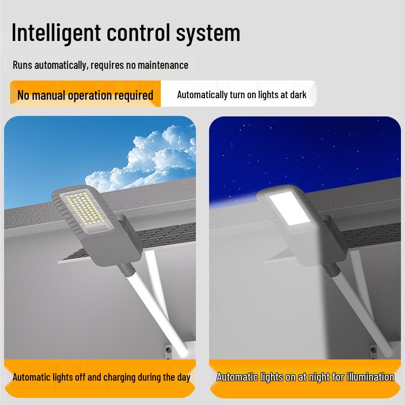 Waterproof LED Solar Street & Courtyard Floodlight for Outdoor Lighting