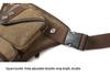 Men's Retro Outdoor Canvas Waist & Leg Bag - Versatile Crossbody and Shoulder Bag