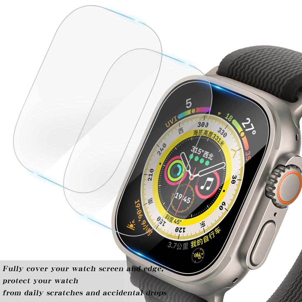 Tempered Glass Screen Protector for Apple Watch Ultra 2 49mm Smart Watch HD Glass Protective Film Cover for Apple Watch Ultra 3 49mm