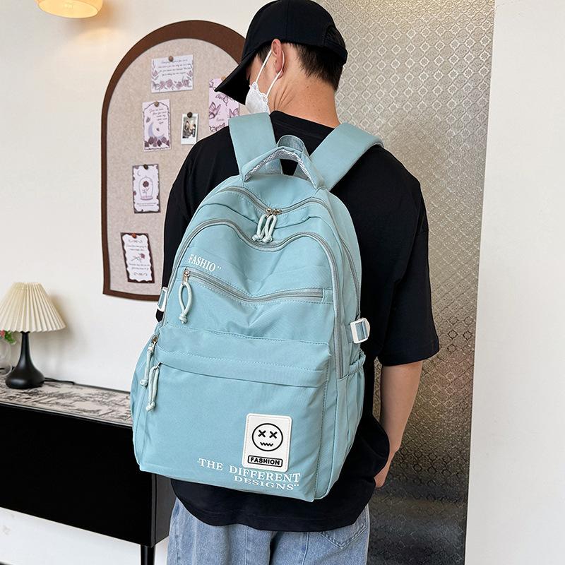 Schoolbag Trendy Brand Burden Reduction Large-capacity Backpack for Boys and Girls, School Bag Lightweight Waterproof Casual Lightweight Backpack