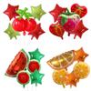5pcs Fruit Foil Helium Balloon 18'' Watermelon Kiwi Strawberry Orange Pineapple Ball Summer Party Decoration Supplies Kids Toy