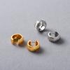 Fashion Style, High-Grade Metal Striped Earrings, Personalized Simple Ear Buckles, Niche Design, Light Luxury Earrings