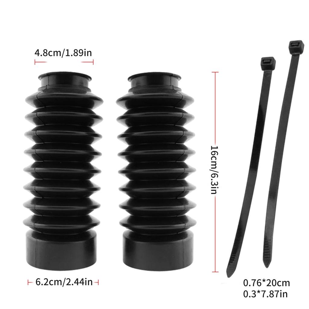 Motorcycle Front Fork Rubber GaitersRubber Front Fork Protectors Shock Absorb Dust Covers Suitable for CMX300 CMX500