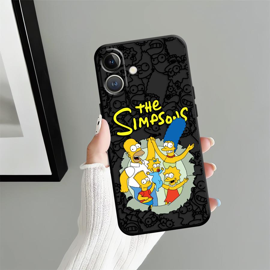 

Phone Case for Apple iPhone 14 11 12 13 17 Pro Max 16 Air XR XS MAX 15 Pro 7 8 Funda Phone Cover Cute S-simpsons iPhone 16 Pro Max