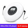 Intelligent Bluetooth Walkman Touch Screen White/Black Portable CD Player Ultra Thin CD Player 142*142*29mm