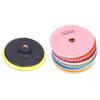 11Pcs/Set Diamond Polishing Pads Sanding Abrasive Disc with Backer Pad for Stone Tile Ceramic