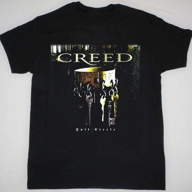 

NEW Creed - Full Circle Short Sleeve Cotton Black All Size Shirt L