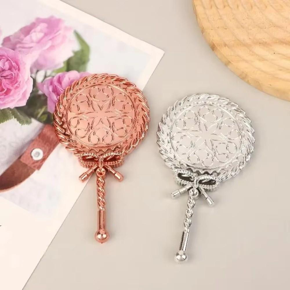 High Definition Handheld Makeup Mirror Noble Ancient Court Style European Mirror  Cosmetics Tools