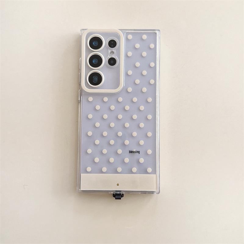 Multi-color Polka Dot Flash Phone Case for Samsung S26/S25/S24 Ultra and A56/A55 - Drop-Proof Protection