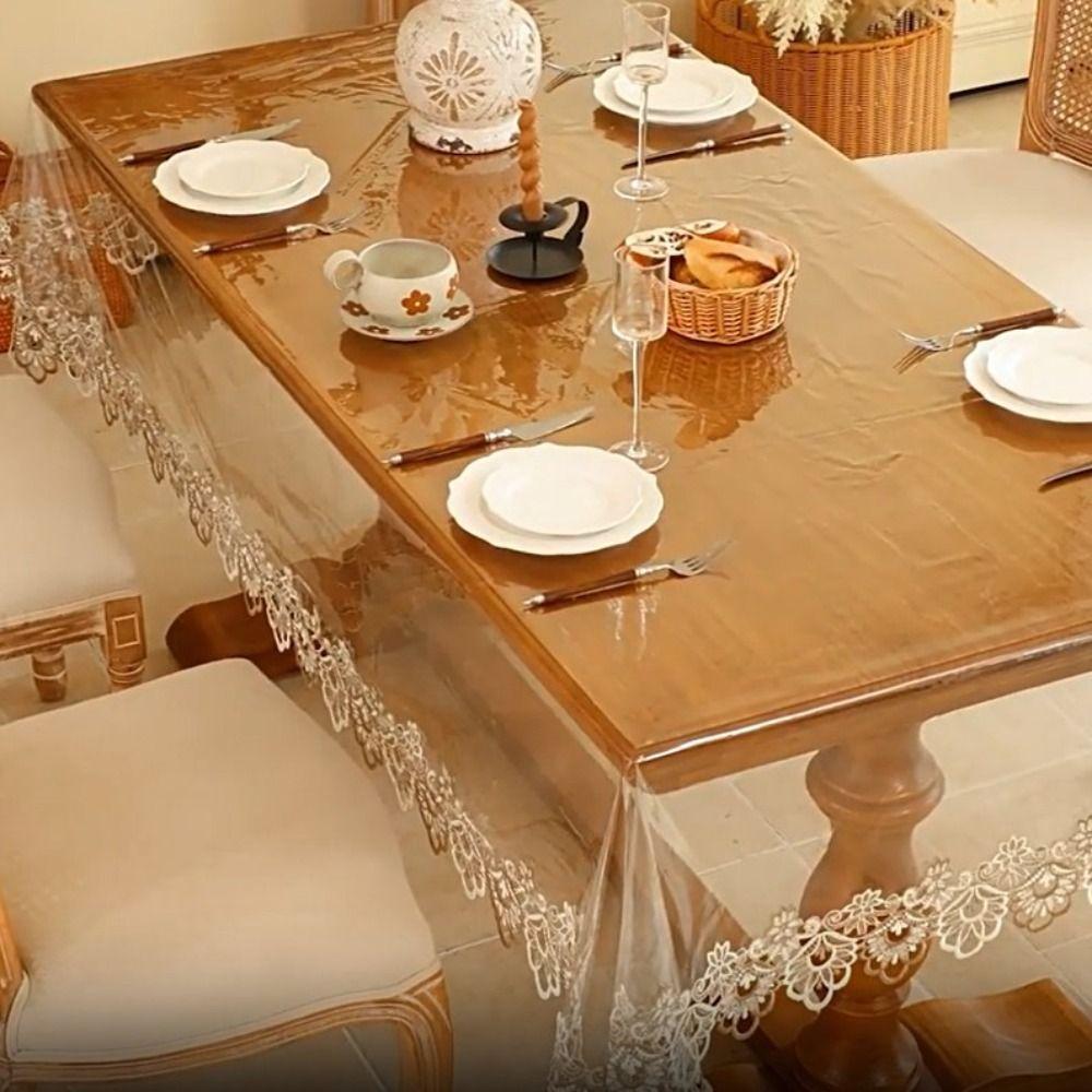 European Style Dining Table Cover Waterproof Table Runner Practical Desk Mat  Living Room